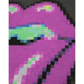 Charcoal - Lifestyle - Amplified Womens-Ladies Pixel Lick The Rolling Stones T-Shirt
