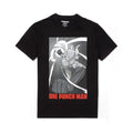 Black - Front - One Punch Man Mens Saitama T-Shirt