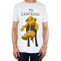 White - Back - The Lion King Mens Circle Of Life Simba T-Shirt