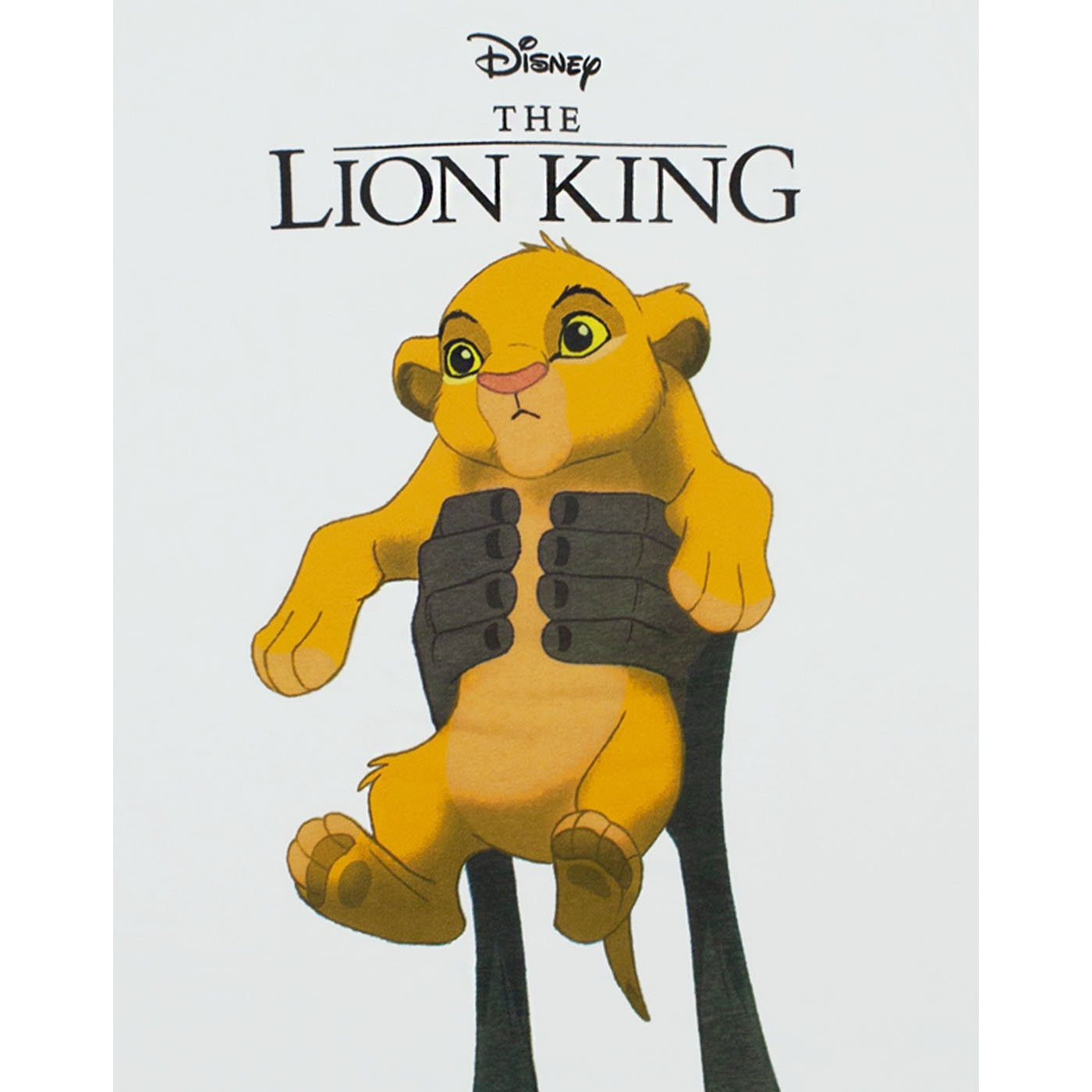 White - Side - The Lion King Mens Circle Of Life Simba T-Shirt