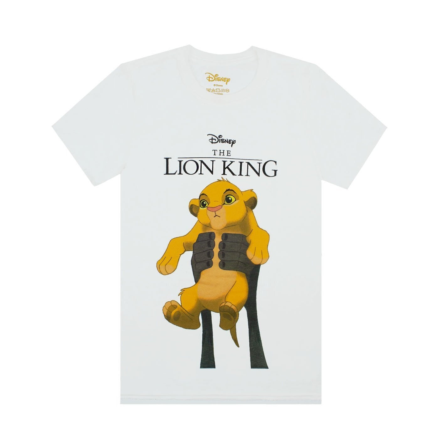 White - Front - The Lion King Mens Circle Of Life Simba T-Shirt