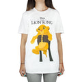 White - Side - The Lion King Womens-Ladies Circle Of Life Simba T-Shirt