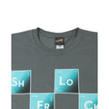 Charcoal-Turquoise - Back - Plan 9 Mens Bad Breaking Sherlock Holmes T-Shirt