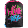 Black-Pink-Blue - Back - Rock Sax Blink 182 Backpack