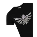 Black - Lifestyle - Legend Of Zelda Mens Logo Short-Sleeved T-Shirt