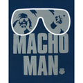 Blue - Side - WWE Womens-Ladies Macho Man Randy Savage T-Shirt