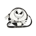 White-Black - Side - Danielle Nicole Nightmare Before Christmas Jack Skellington Crossbody Bag