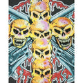 Charcoal - Lifestyle - Amplified Womens-Ladies Skull Cross Guns N Roses T-Shirt