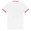 White-Red - Back - Toy Story Womens-Ladies Ringer Pizza Planet T-Shirt