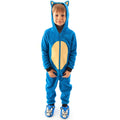 Blue - Back - Sonic The Hedgehog Childrens-Kids 3D Sleepsuit