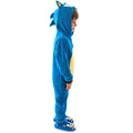 Blue - Side - Sonic The Hedgehog Childrens-Kids 3D Sleepsuit