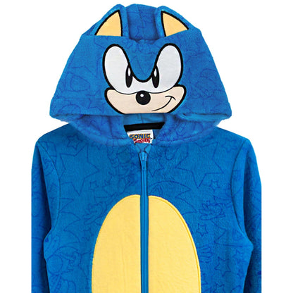 Blue - Lifestyle - Sonic The Hedgehog Childrens-Kids 3D Sleepsuit
