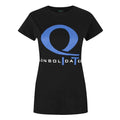 Black - Front - Arrow Womens-Ladies Queen Consolidated T-Shirt