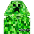 Green - Pack Shot - Minecraft Boys Creeper Pixel Dressing Gown