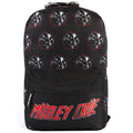 Black-Red - Side - Rock Sax Heavy Metal Power Motley Crue Backpack