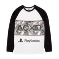 Black-Grey-White - Side - Playstation Boys Gaming Camo Pyjama Set