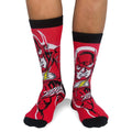 Black-Red - Lifestyle - The Flash Mens Socks (Pack of 2)