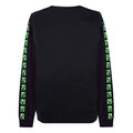 Black - Back - Minecraft Boys Creeper Face Sweatshirt