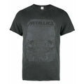 Grey - Front - Amplified Mens The Black Album Metallica T-Shirt
