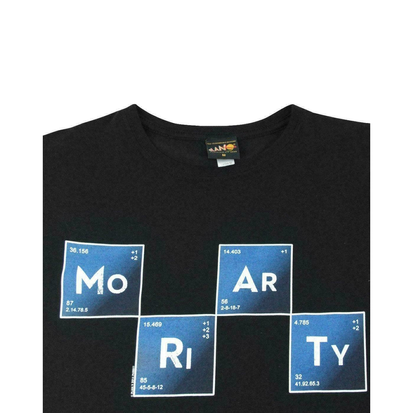 Black-Blue-White - Back - Sherlock Womens-Ladies Bad Breaking Moriarty T-Shirt
