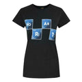 Black-Blue-White - Front - Sherlock Womens-Ladies Bad Breaking Moriarty T-Shirt