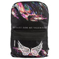 Black - Front - Rock Sax Wings Bullet For My Valentine Backpack