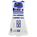White-Blue - Front - Star Wars Womens-Ladies R2-D2 Cosplay Skater Dress
