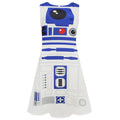 White-Blue - Front - Star Wars Womens-Ladies R2-D2 Cosplay Skater Dress