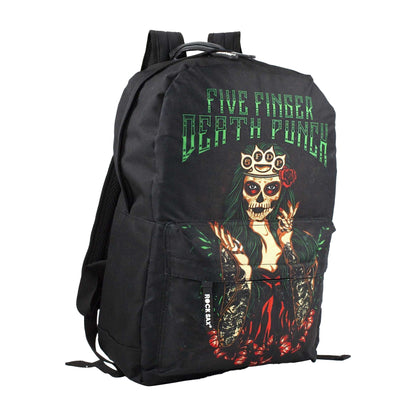 Black - Lifestyle - Rock Sax Day Of Dead Five Finger Death Punch Backpack