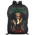 Black - Front - Rock Sax Day Of Dead Five Finger Death Punch Backpack