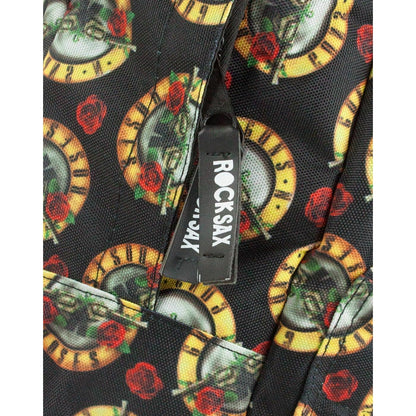 Black - Side - Rock Sax Guns N Roses All-Over Print Backpack