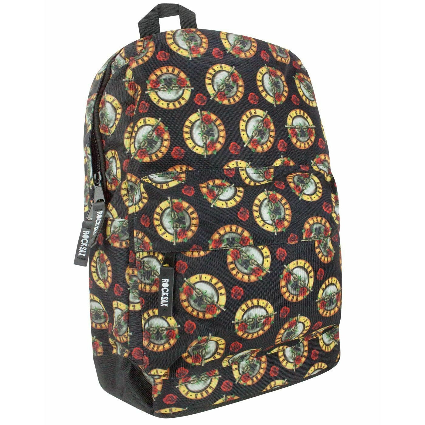 Black - Front - Rock Sax Guns N Roses All-Over Print Backpack