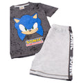 Grey - Pack Shot - Sonic The Hedgehog Boys Gaming Short Pyjama Set