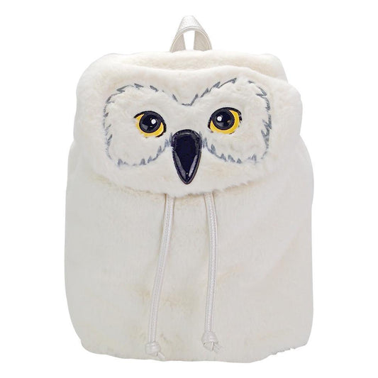 White - Front - Danielle Nicole Harry Potter Hedwig Fluffy Backpack