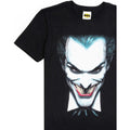 Black - Back - The Joker Mens Face T-Shirt