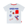 Grey-Red - Side - Spider-Man Boys Pyjama Set