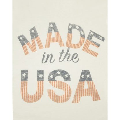 Off White - Side - Junk Food Womens-Ladies Made In The USA T-Shirt