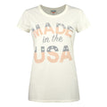 Off White - Front - Junk Food Womens-Ladies Made In The USA T-Shirt