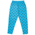 Blue - Side - Sesame Street Mens Cookie Monster Pyjama Set