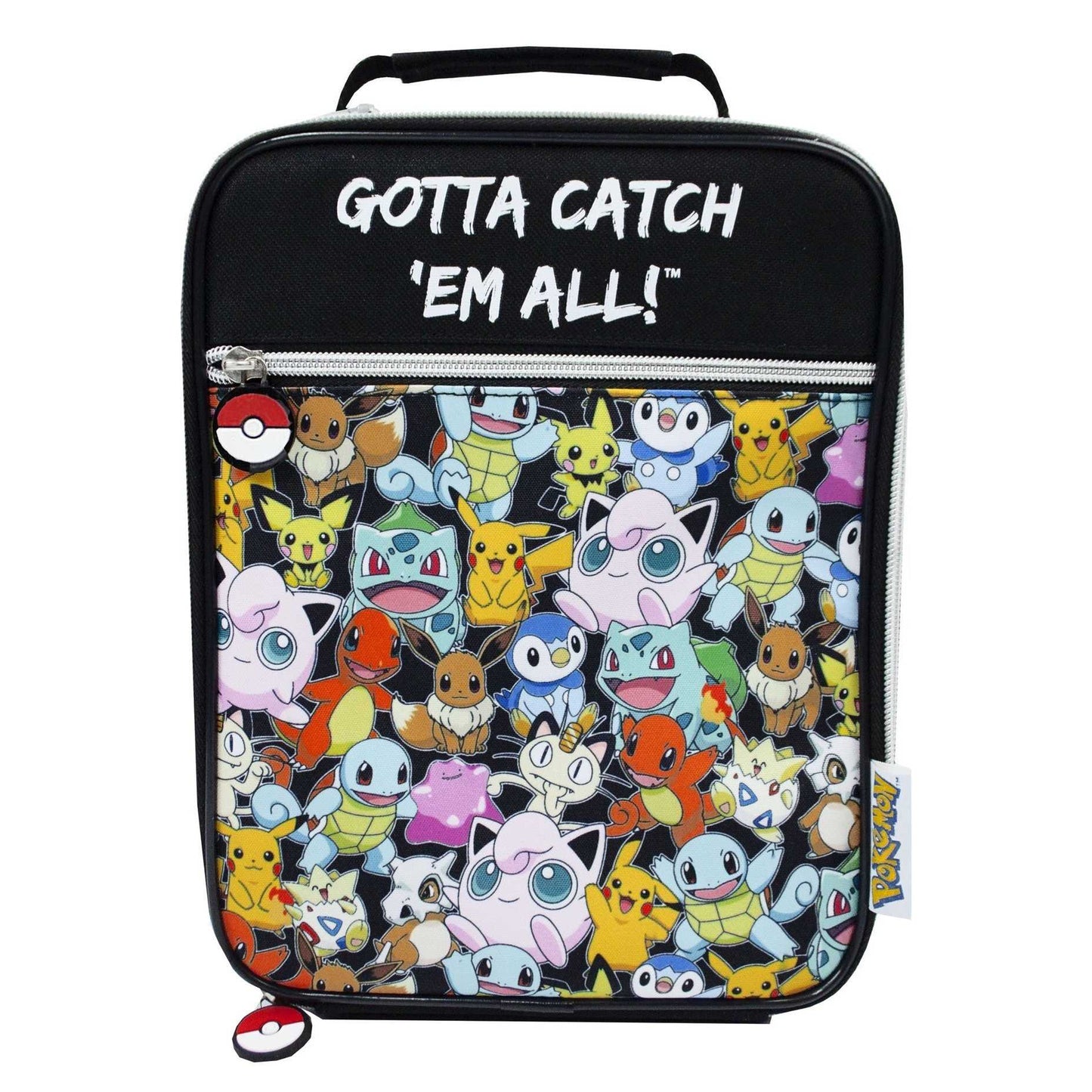 Black - Front - Pokemon Gotta Catch Em All Lunch Bag