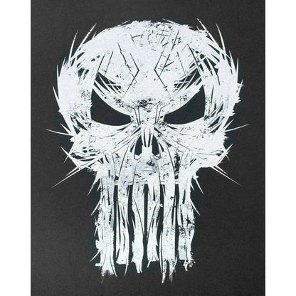 Black - Side - The Punisher Womens-Ladies Logo T-Shirt