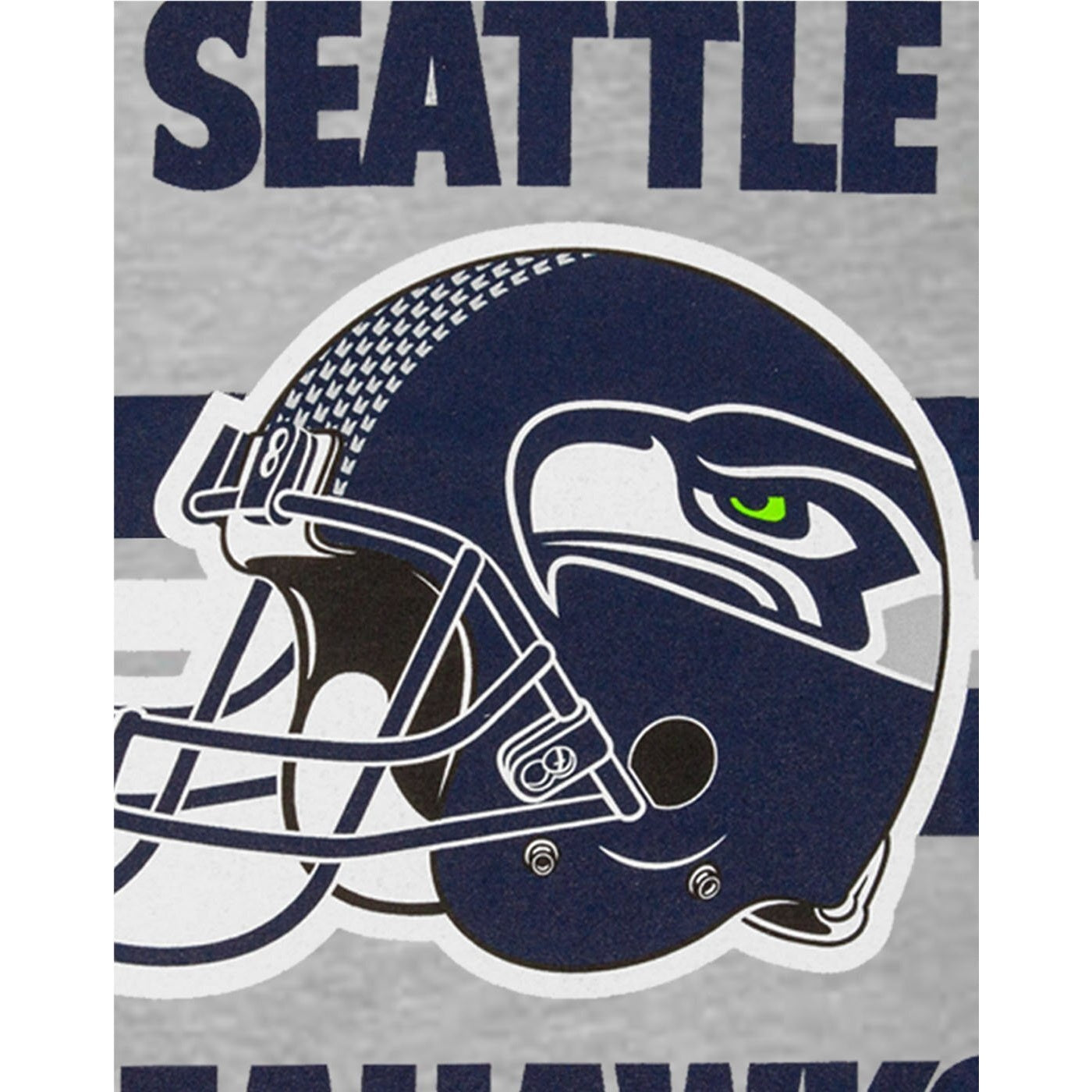 Grey - Lifestyle - NFL Mens Seattle Seahawks Helmet T-Shirt