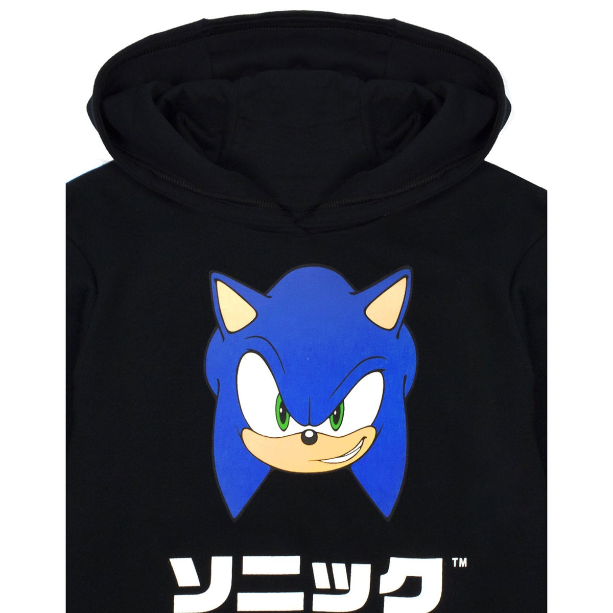 Black-Blue - Pack Shot - Sonic The Hedgehog Childrens-Kids Hoodie