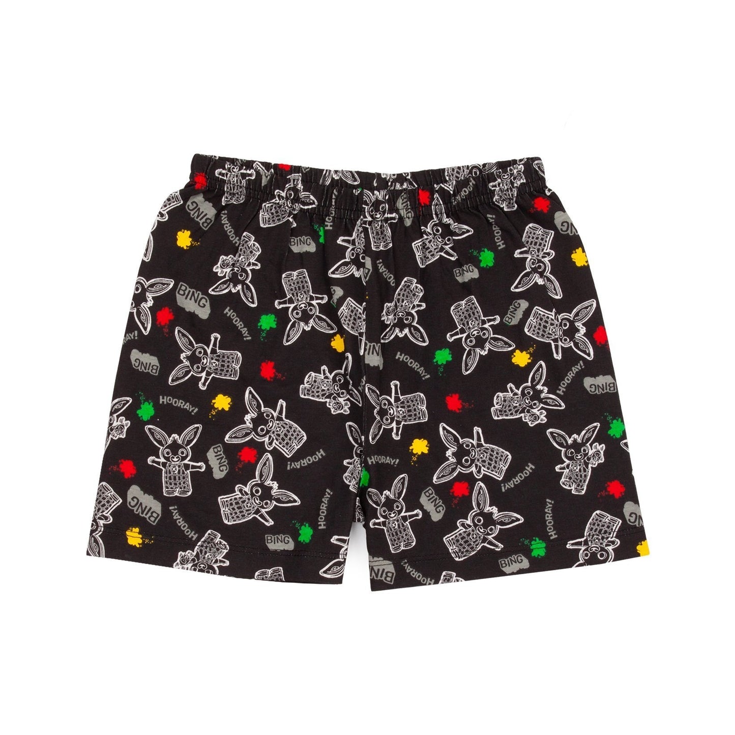Grey-Black - Side - Bing Bunny Boys Its A Bing Thing Short Pyjama Set