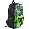 Black-Green - Pack Shot - Minecraft Childrens-Kids All-Over Print Backpack