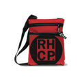 Red-Black - Lifestyle - Rock Sax Red Square Red Hot Chili Peppers Crossbody Bag