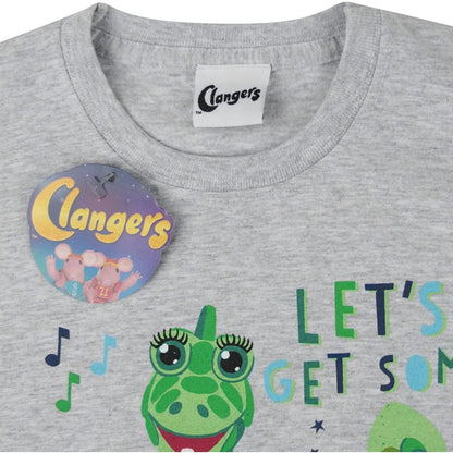 Grey - Back - Clangers Boys Soup Dragons Short-Sleeved T-Shirt