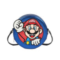 Electric Blue-Red-Silver - Front - Danielle Nicole Super Mario Crossbody Bag