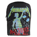 Black - Front - Rock Sax Justice For All Metallica Backpack