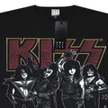 Black - Side - Amplified Mens Let Me Go Rock N Roll Kiss Diamante T-Shirt